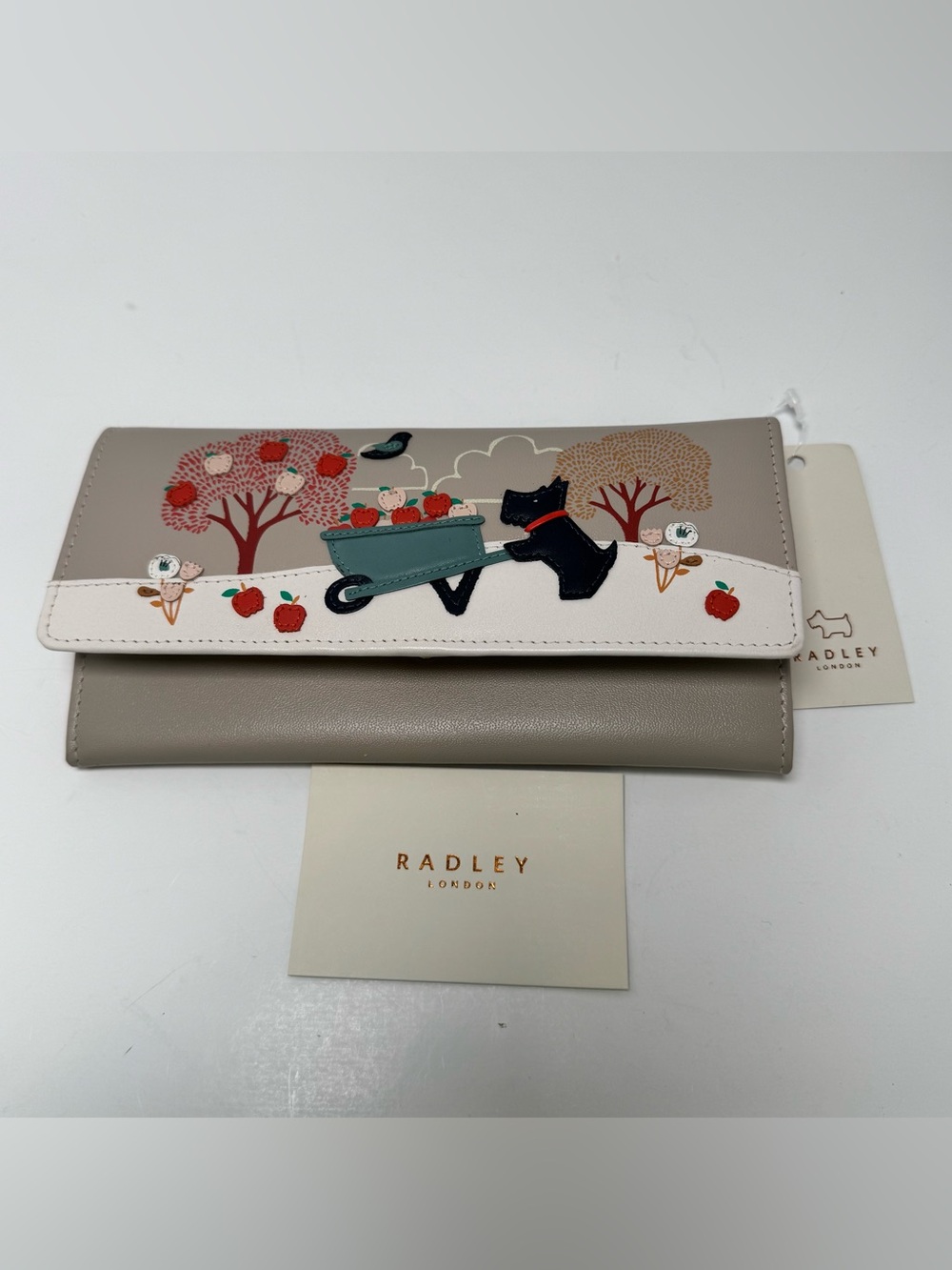 Radley London To The Core Large Flapover Matinee Wallet, Scottie Dog, NWT - Picture 7 of 16